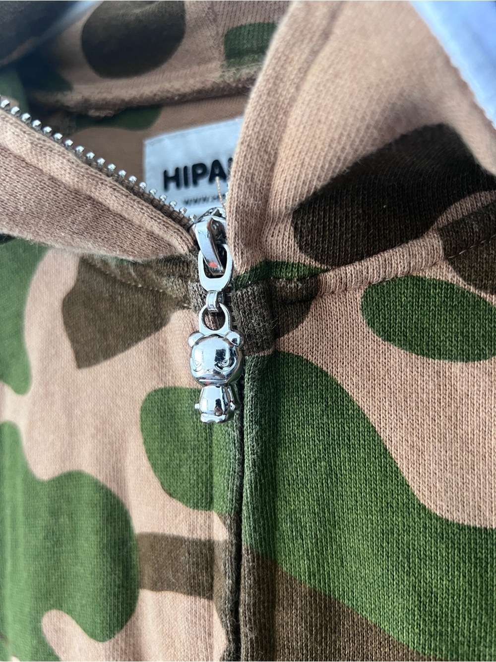 Hipanda Camo Zip Up Hoodie - Picture 4 of 4